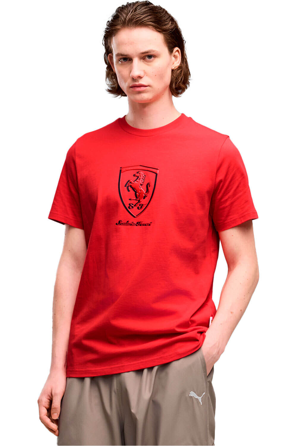 Puma camiseta manga corta hombre Ferrari Tonal Shield vista frontal