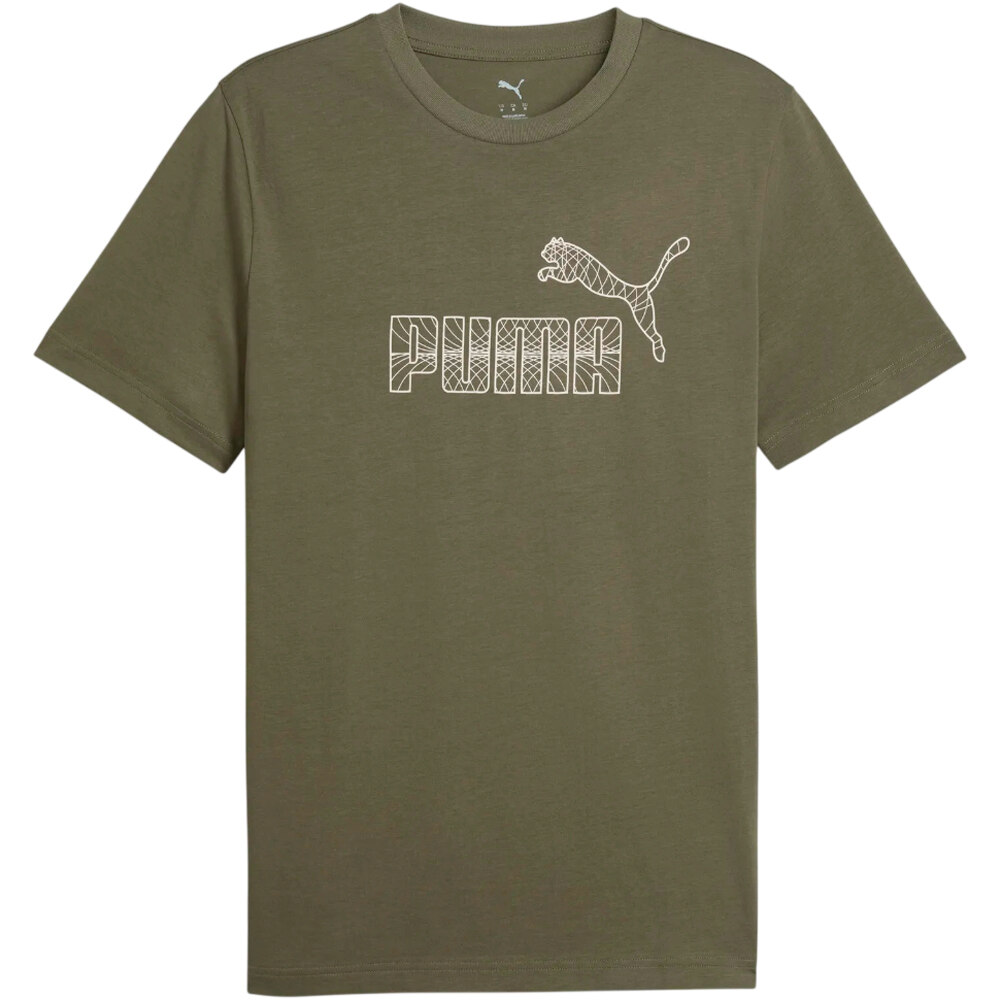 Puma camiseta manga corta hombre GRAPHIC No.1 Logo Te vista frontal