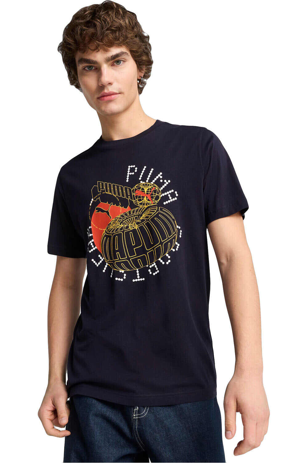 Puma camiseta manga corta hombre GRAPHICS Execution Tee vista frontal