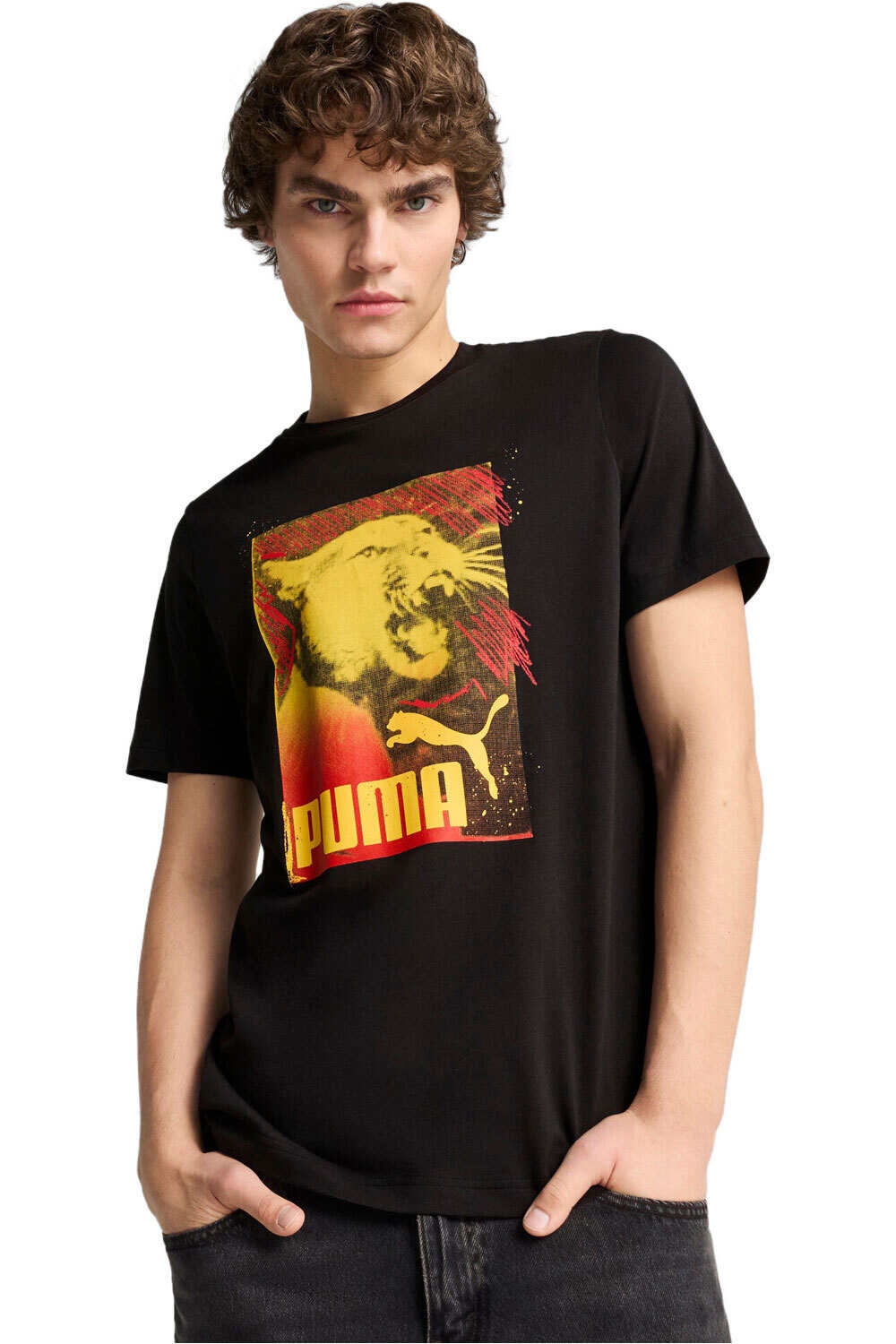 Puma camiseta manga corta hombre GRAPHICS Photoprint Tee vista frontal