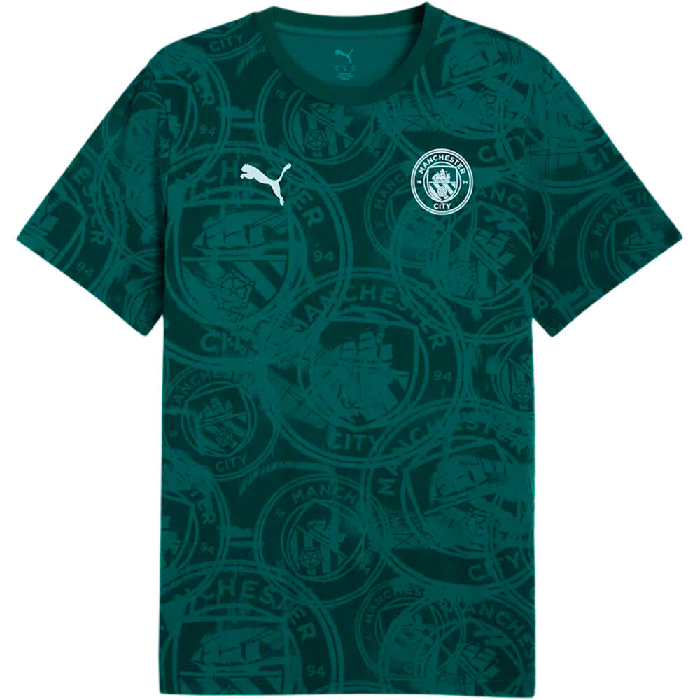 Puma camiseta manga corta hombre MCFC FtblCulture Tee vista detalle