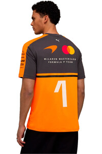 Puma camiseta manga corta hombre McLaren Replica Norr vista trasera