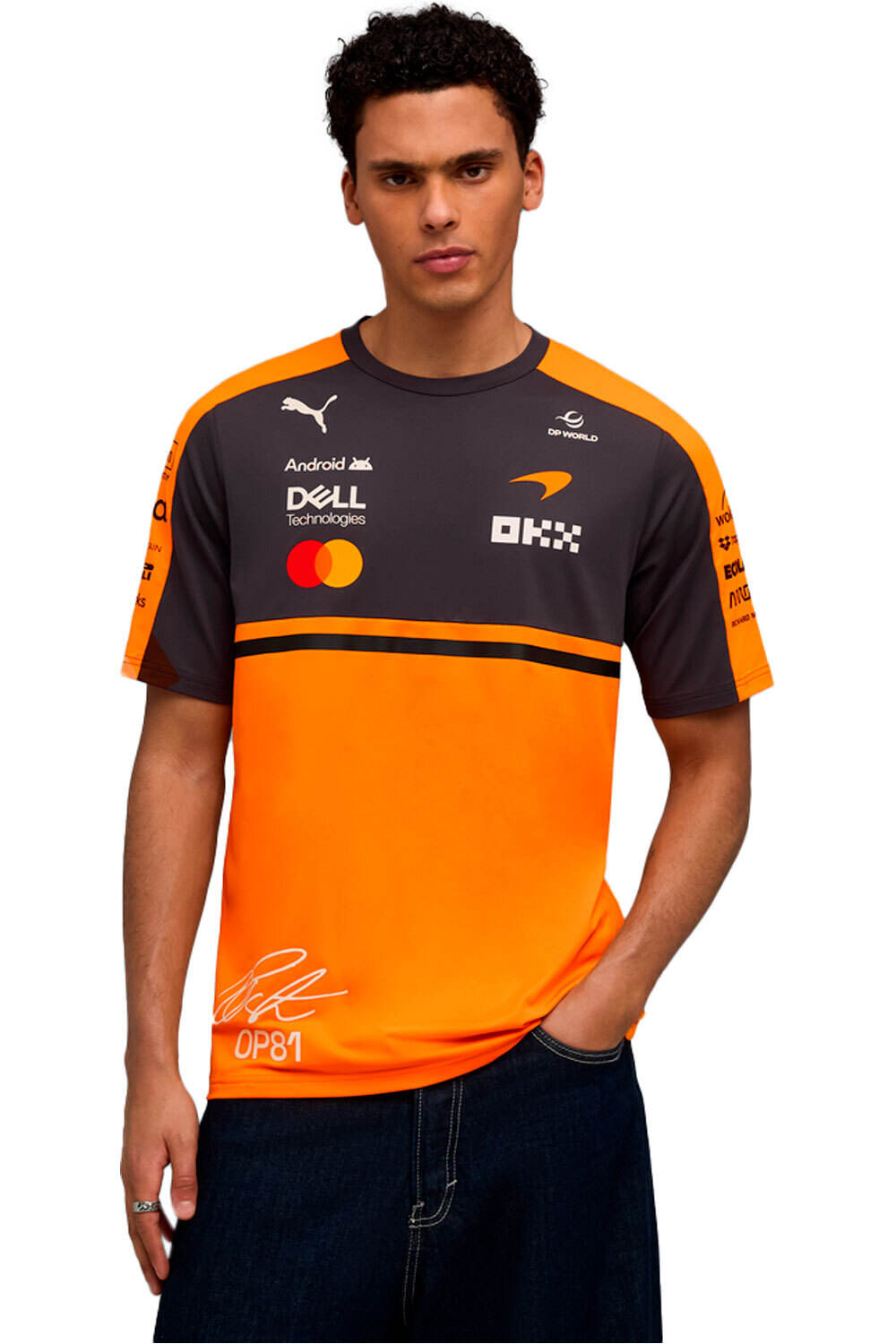 Puma camiseta manga corta hombre McLaren Replica Pias vista frontal