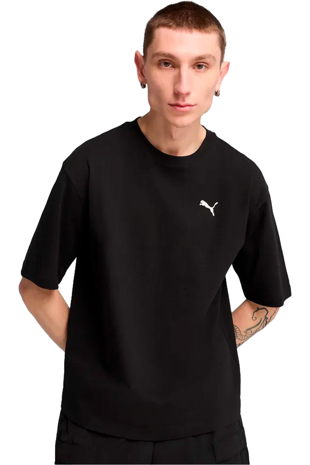 Puma camiseta manga corta hombre WARDROBE ESS Boxy Te vista frontal