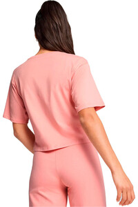 Puma camiseta manga corta mujer ESS Cropped No. 1 Logo Relaxed Tee vista trasera