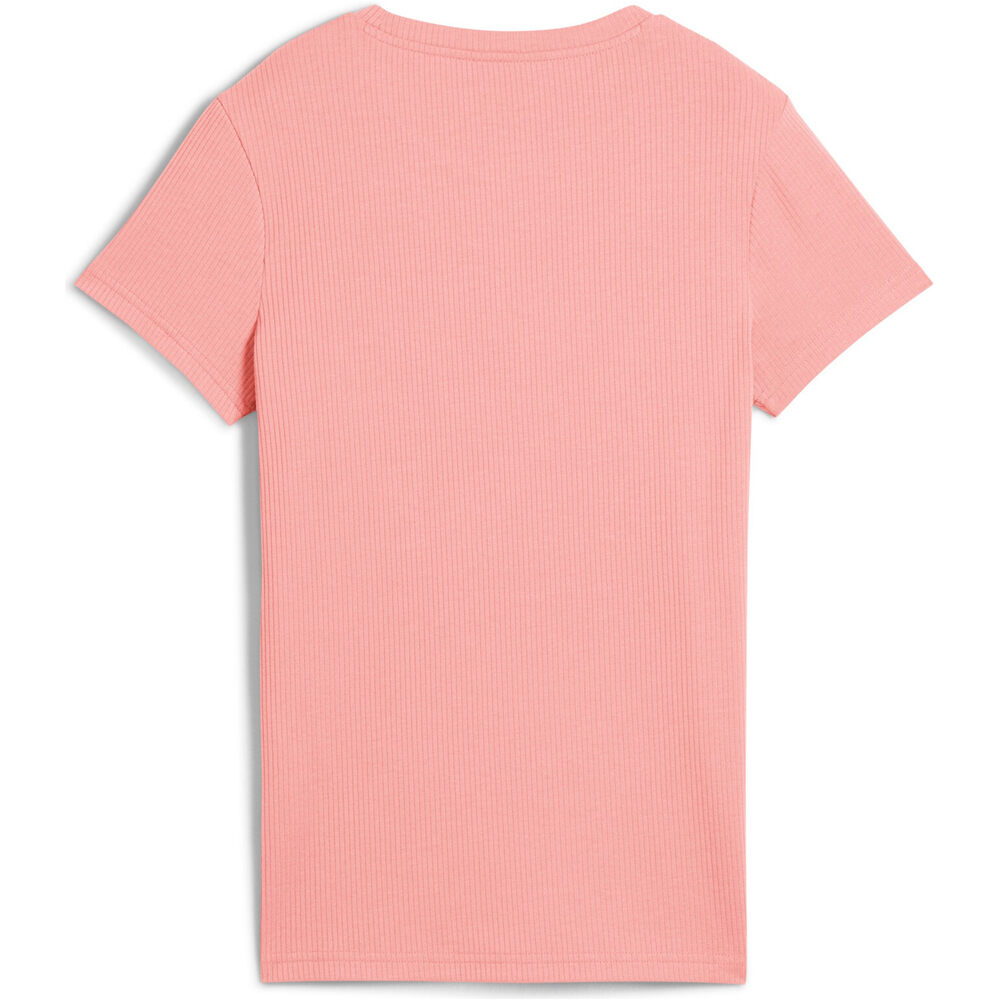Puma camiseta manga corta mujer ESS ELEVATED Rib Tee 03