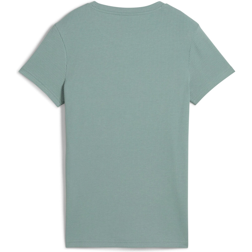 Puma camiseta manga corta mujer ESS ELEVATED Rib Tee 03