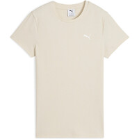 Puma camiseta manga corta mujer ESS ELEVATED Rib Tee vista detalle