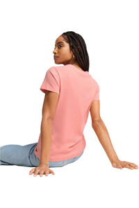 Puma camiseta manga corta mujer ESS ELEVATED Rib Tee vista trasera