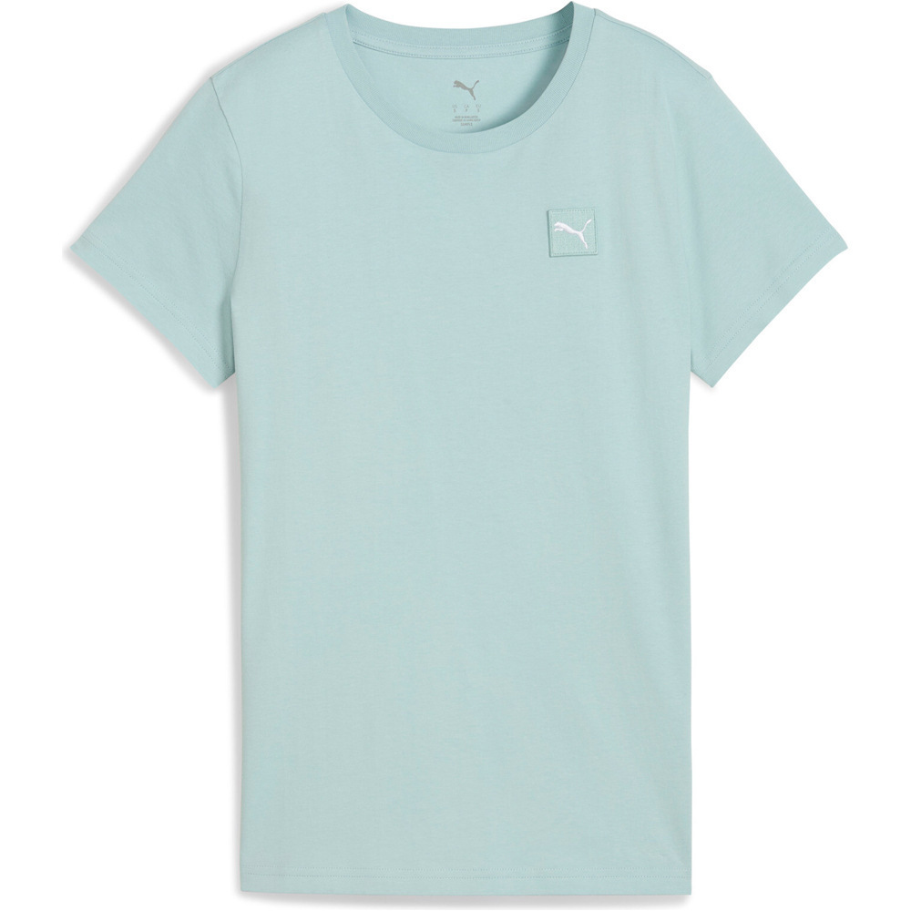 Puma camiseta manga corta mujer ESS ELEVATED Tee vista detalle