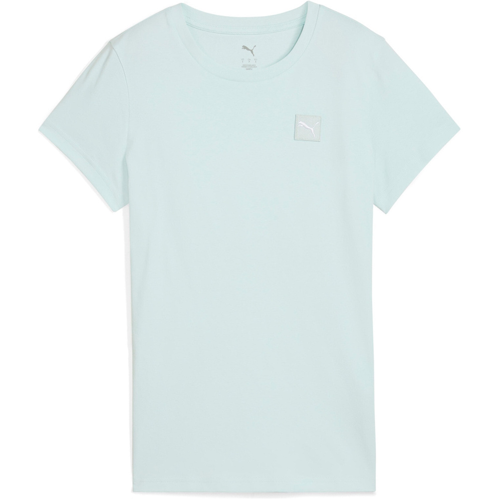 Puma camiseta manga corta mujer ESS ELEVATED Tee vista detalle