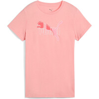 Puma camiseta manga corta mujer ESS LOGO LAB Tee vista frontal