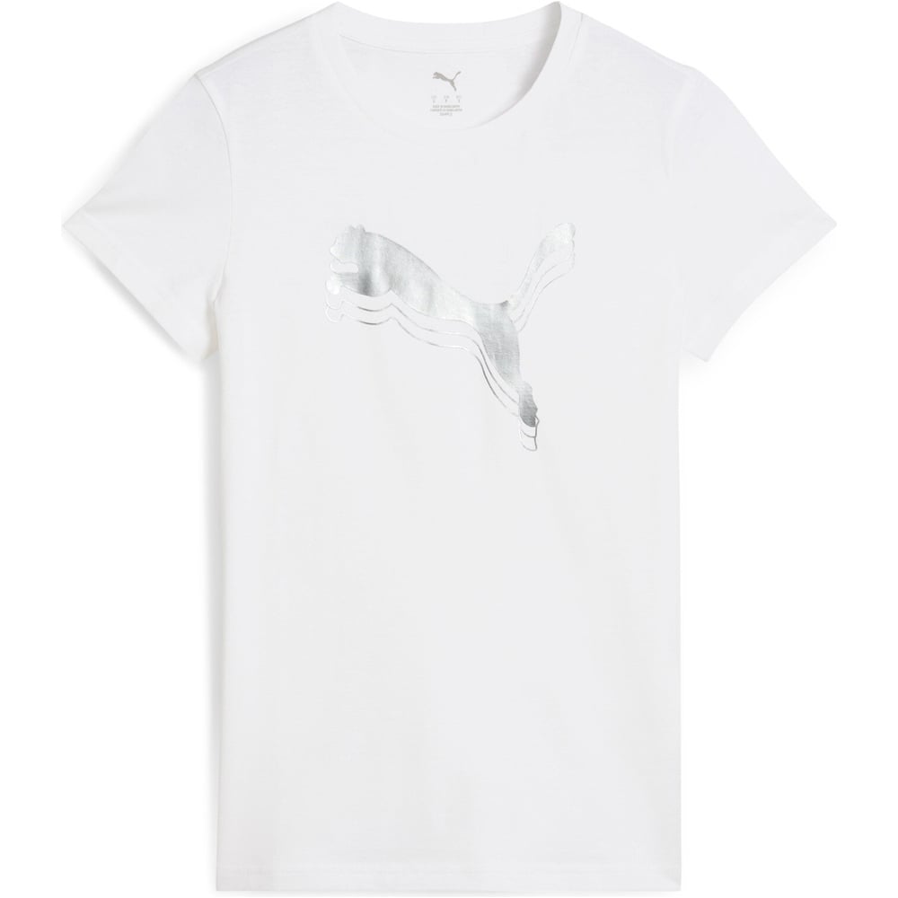 Puma camiseta manga corta mujer ESS METALLIC Tee vista detalle