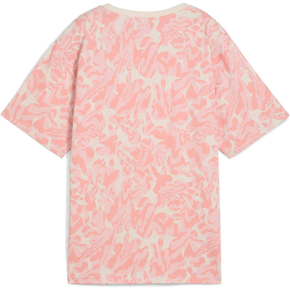 Puma camiseta manga corta mujer ESS NATURE 2.0 Relaxed AOP Tee 03