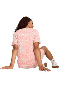 Puma camiseta manga corta mujer ESS NATURE 2.0 Relaxed AOP Tee vista trasera