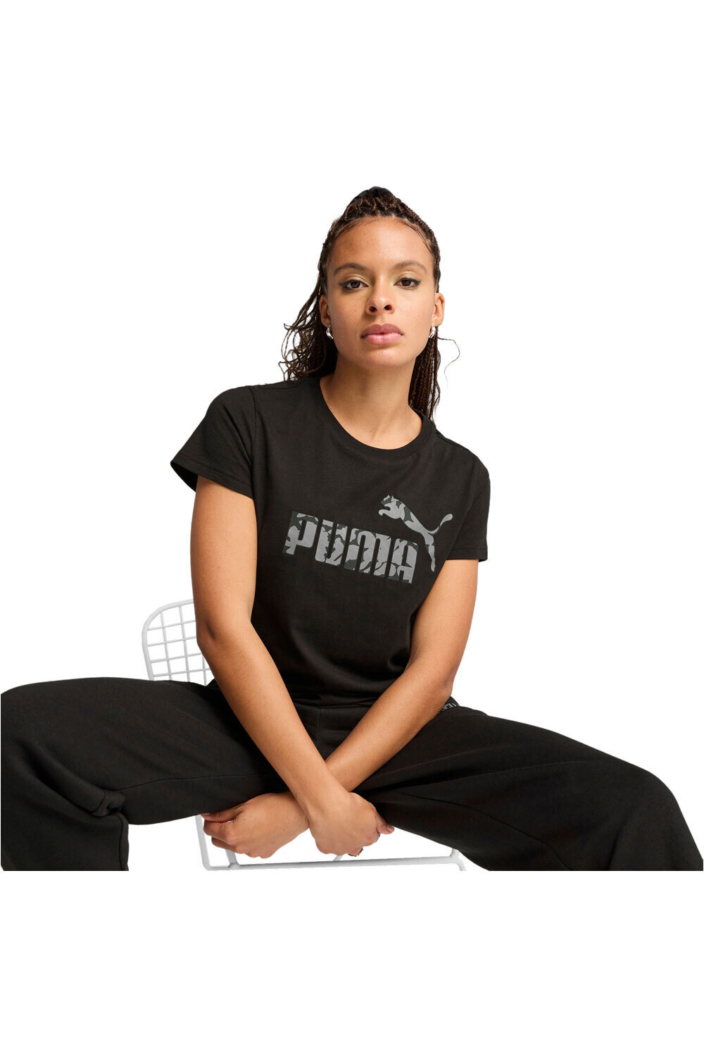 Puma camiseta manga corta mujer ESS NATURE 2.0 Tee vista frontal