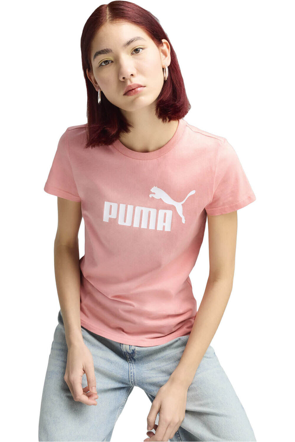 Puma camiseta manga corta mujer ESS No. 1 Logo Tee (s) vista frontal