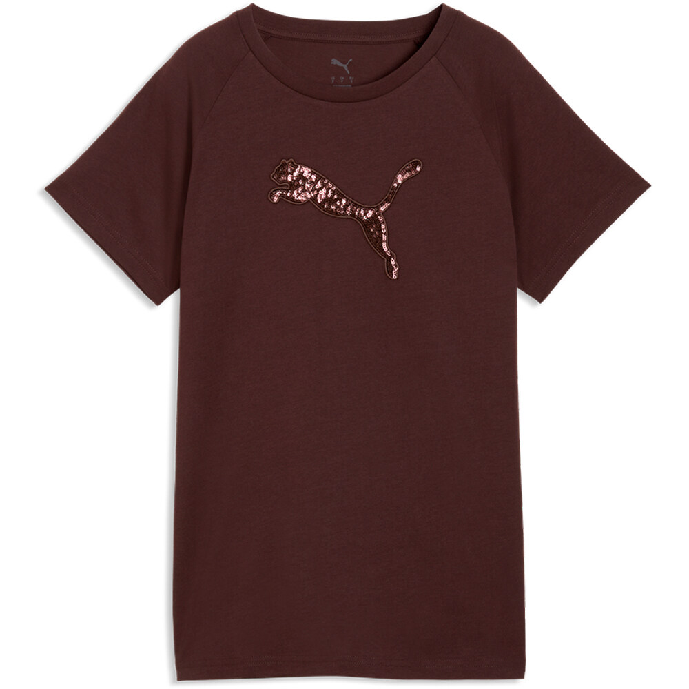 Puma camiseta manga corta mujer ESS SEQUINS Tee vista detalle