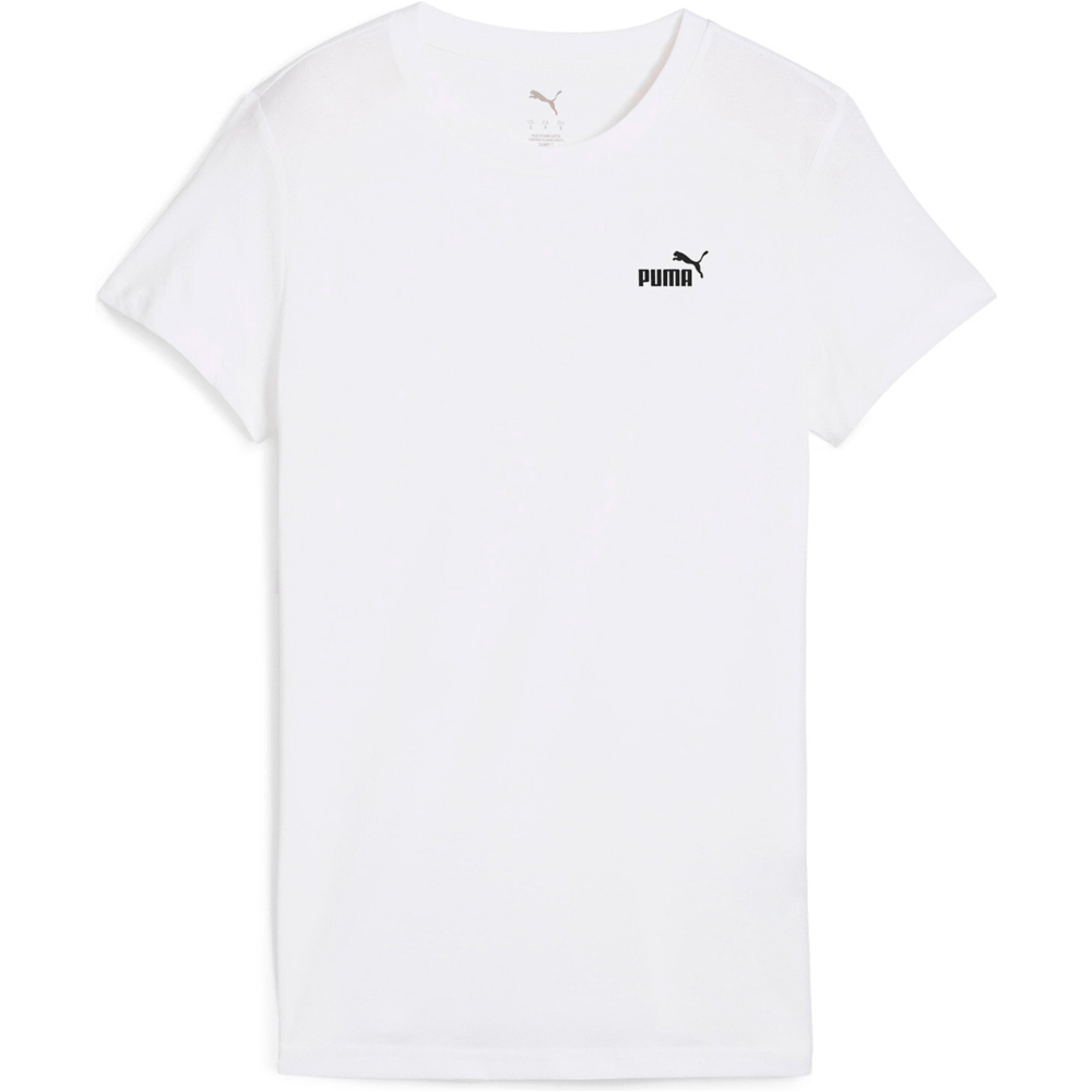 Puma camiseta manga corta mujer ESS Small No 1 Logo vista detalle