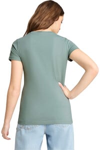 Puma camiseta manga corta mujer GRAPHICS Floral Cat Logo Tee vista trasera