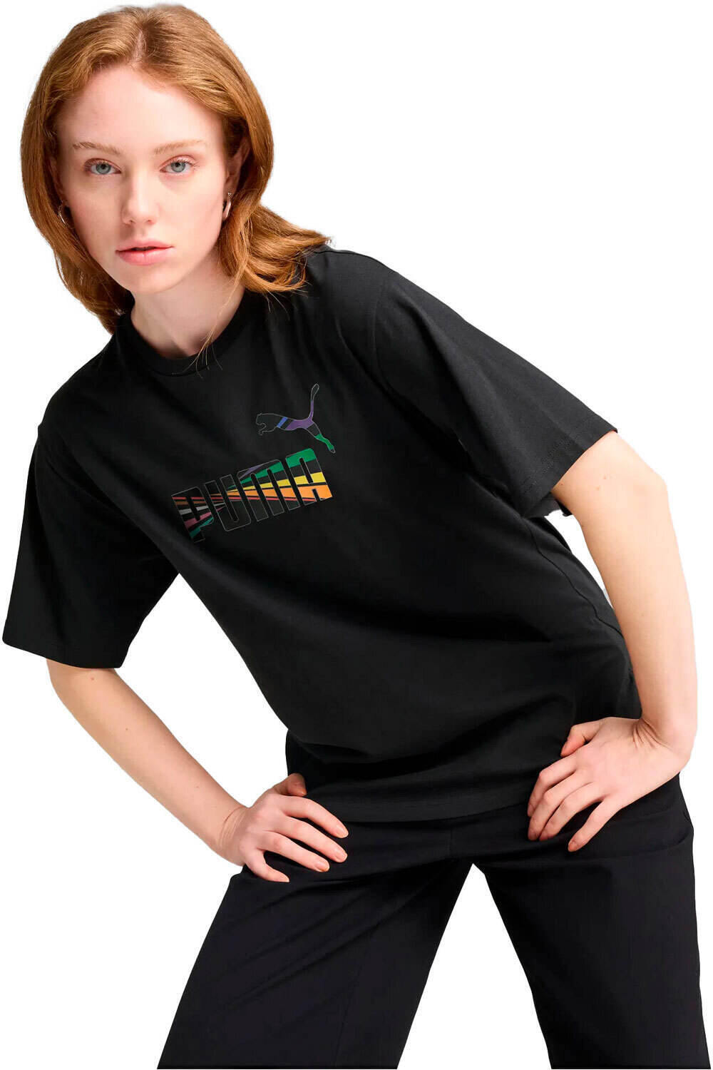 Puma camiseta manga corta mujer LOVE UNITED Relaxed Tee vista frontal