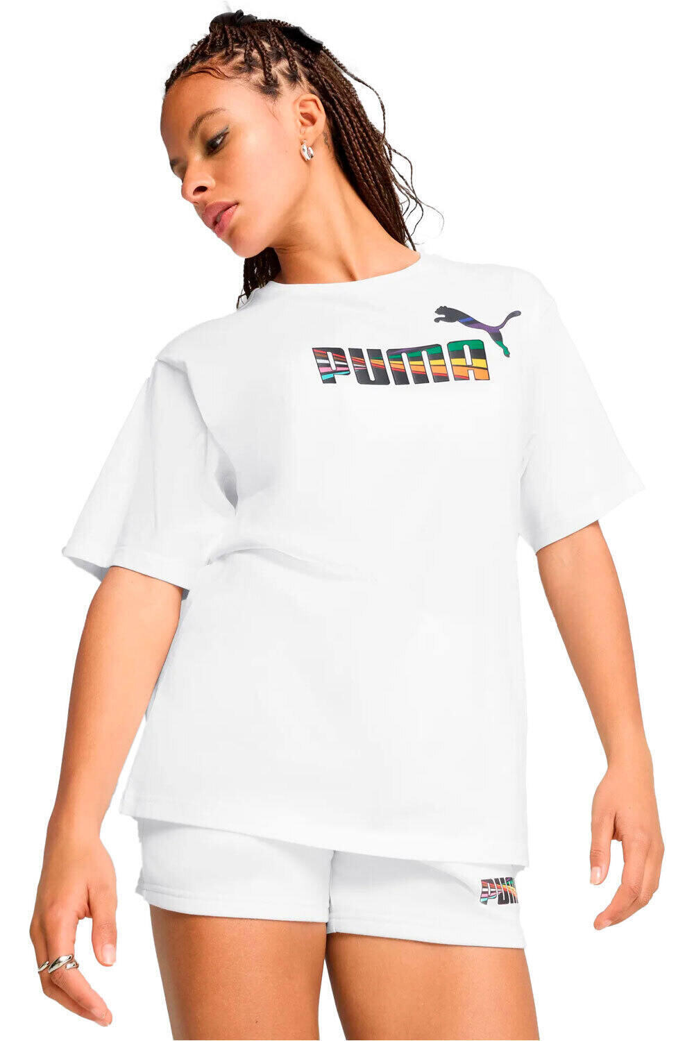 Puma camiseta manga corta mujer LOVE UNITED Relaxed Tee vista frontal