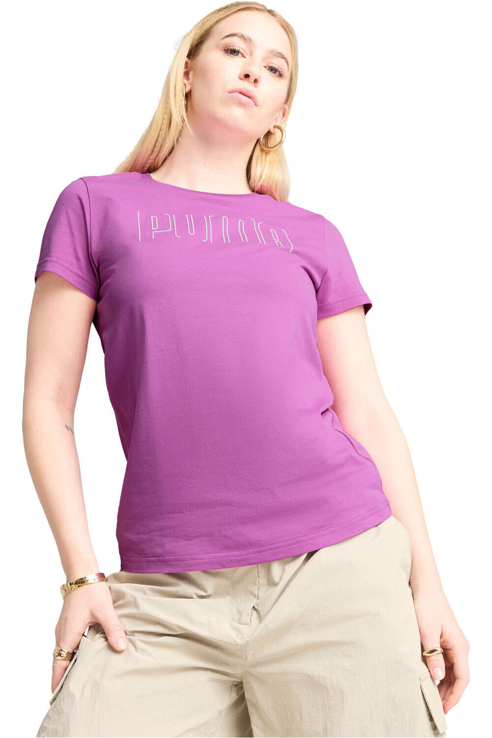 Puma camiseta manga corta mujer PUMA SPORT Graphic Tee vista frontal