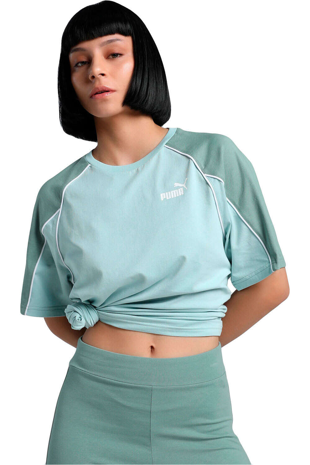 Puma camiseta manga corta mujer PUMA SPORT Relaxed Tee vista frontal