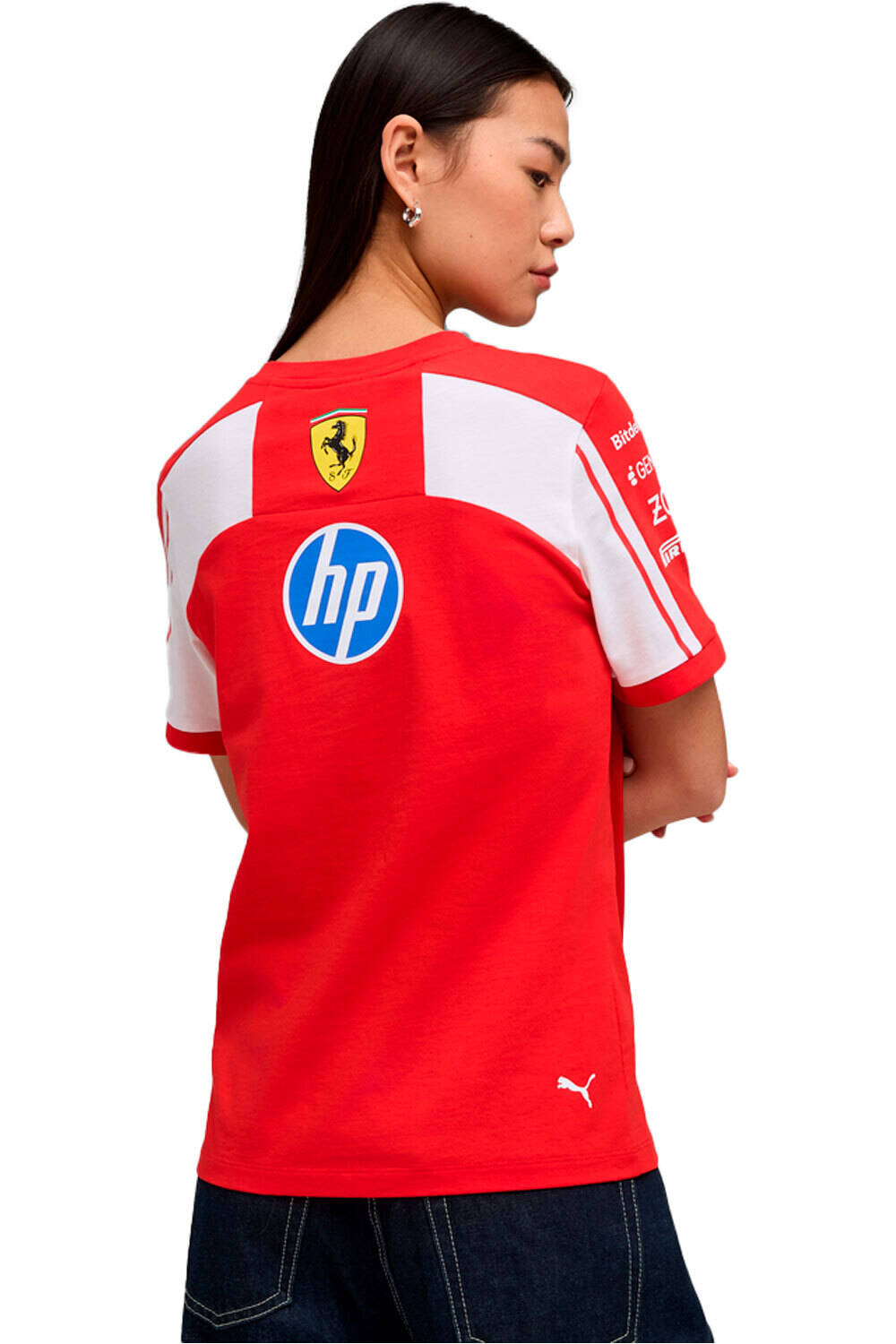 Puma camiseta manga corta mujer SF Replica Tee wn vista trasera