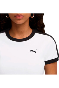 Puma camiseta manga corta mujer T7 Slim Tee 03