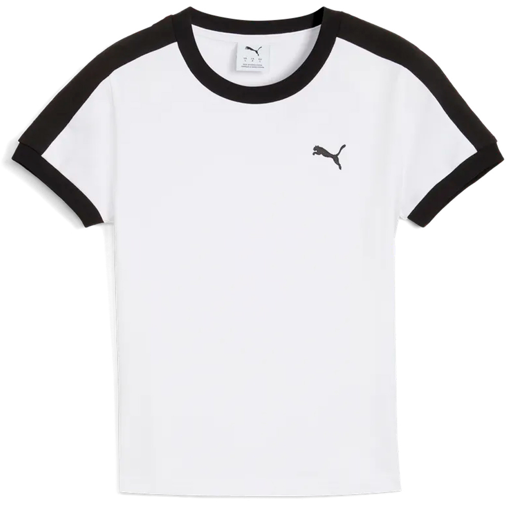 Puma camiseta manga corta mujer T7 Slim Tee 04