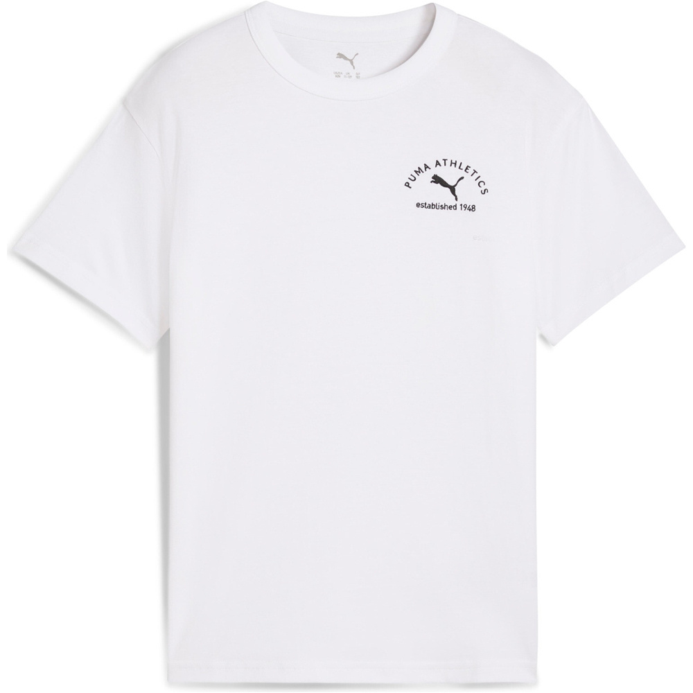 Puma camiseta manga corta niña CLASS Relaxed T vista frontal