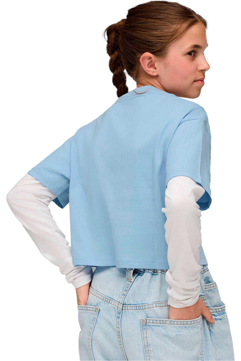 Puma camiseta manga corta niña ESS 2 COLOR No. 1 Lo vista trasera