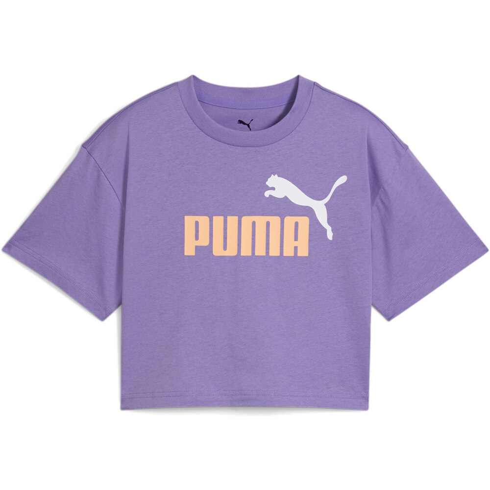 Puma camiseta manga corta niña ESS 2 COLOR No. 1 Logo? Short Length Tee vista frontal