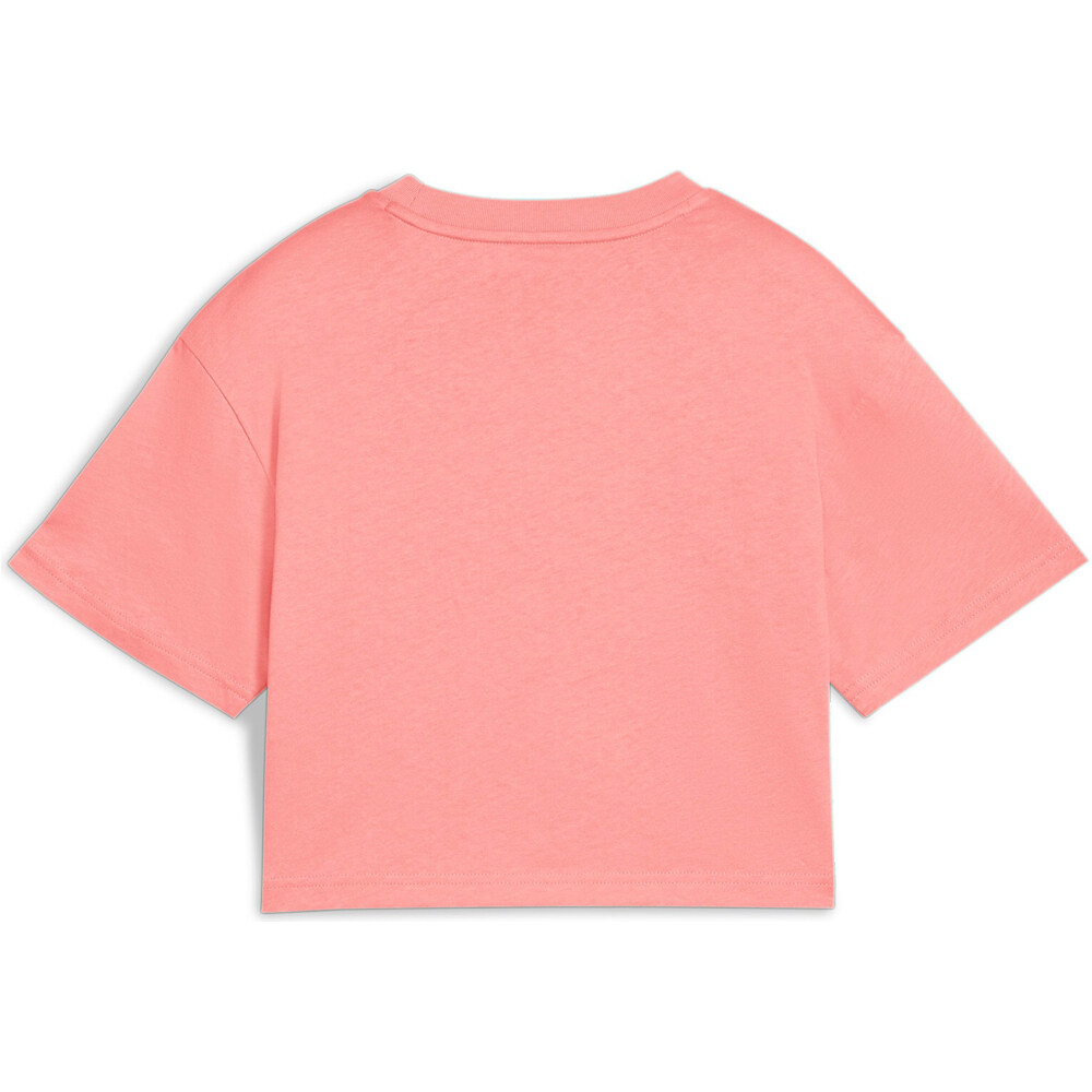 Puma camiseta manga corta niña ESS 2 COLOR No. 1 Logo? Short Length Tee vista trasera