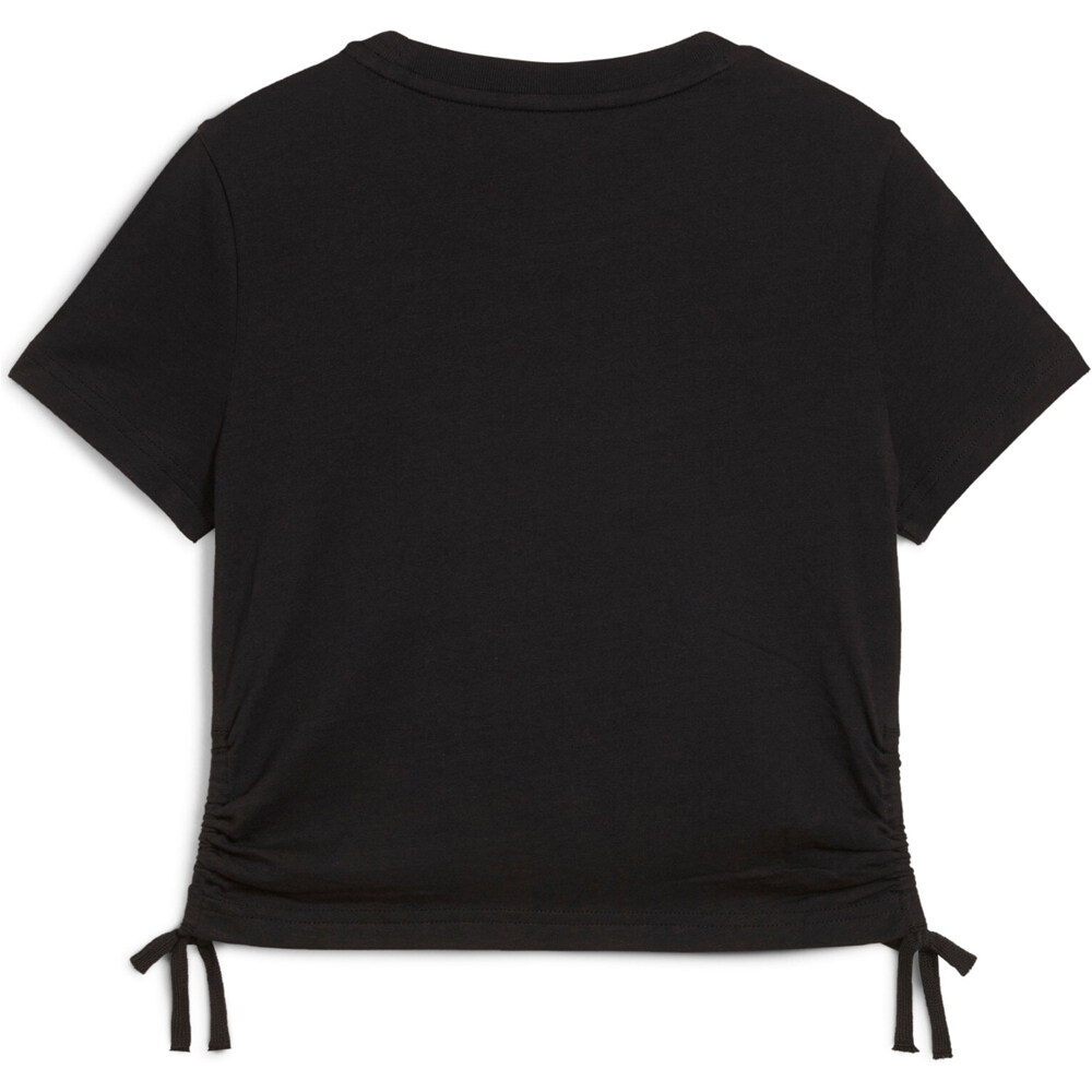 Puma camiseta manga corta niña ESS ANIMAL Logo Infill Knotted Tee G 03