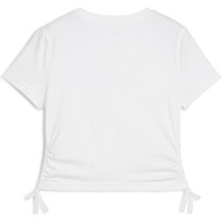 Puma camiseta manga corta niña ESS ANIMAL Logo Infill Knotted Tee G 03