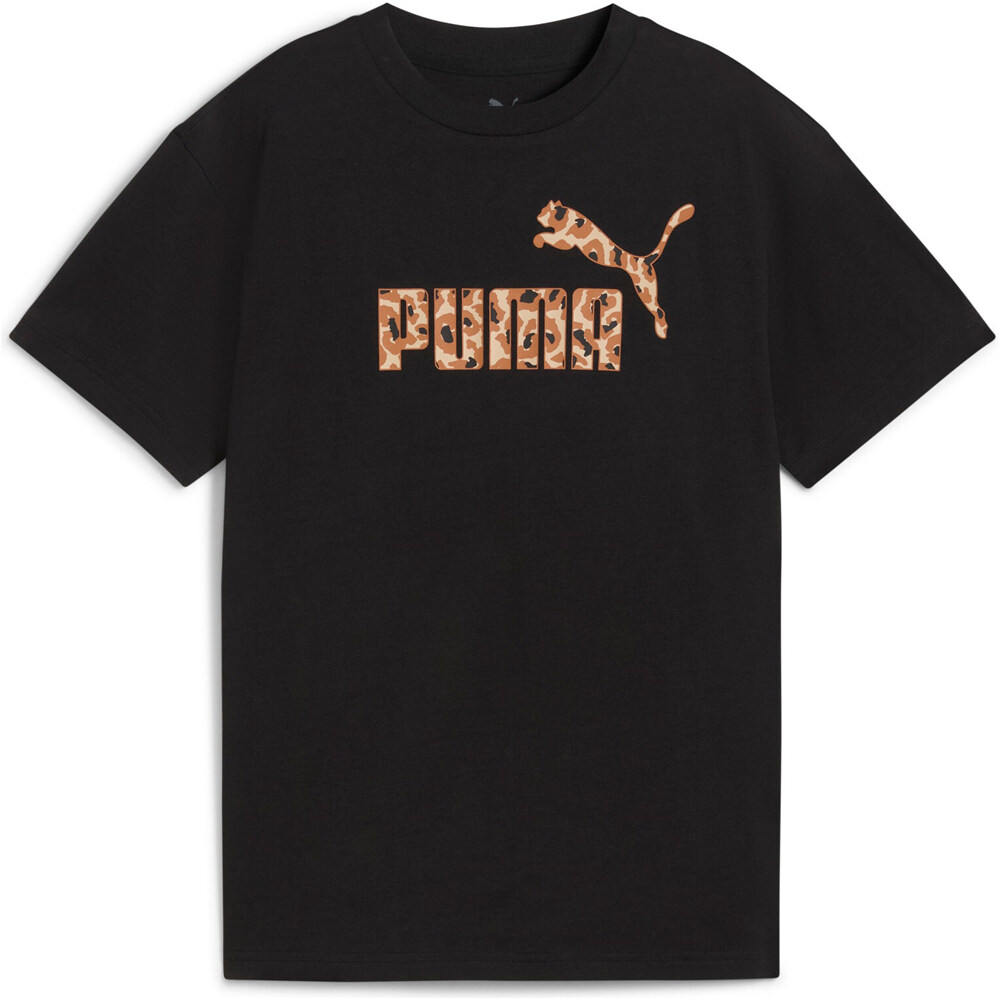 Puma camiseta manga corta niña ESS ANIMAL Logo Infill Tee G vista detalle