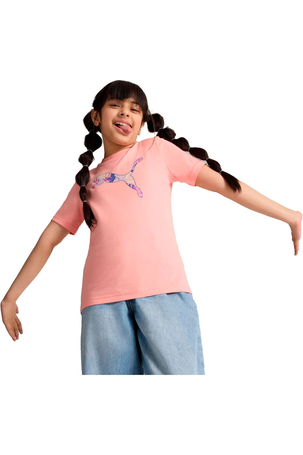 Puma camiseta manga corta niña ESS Graphic Tee II G vista frontal