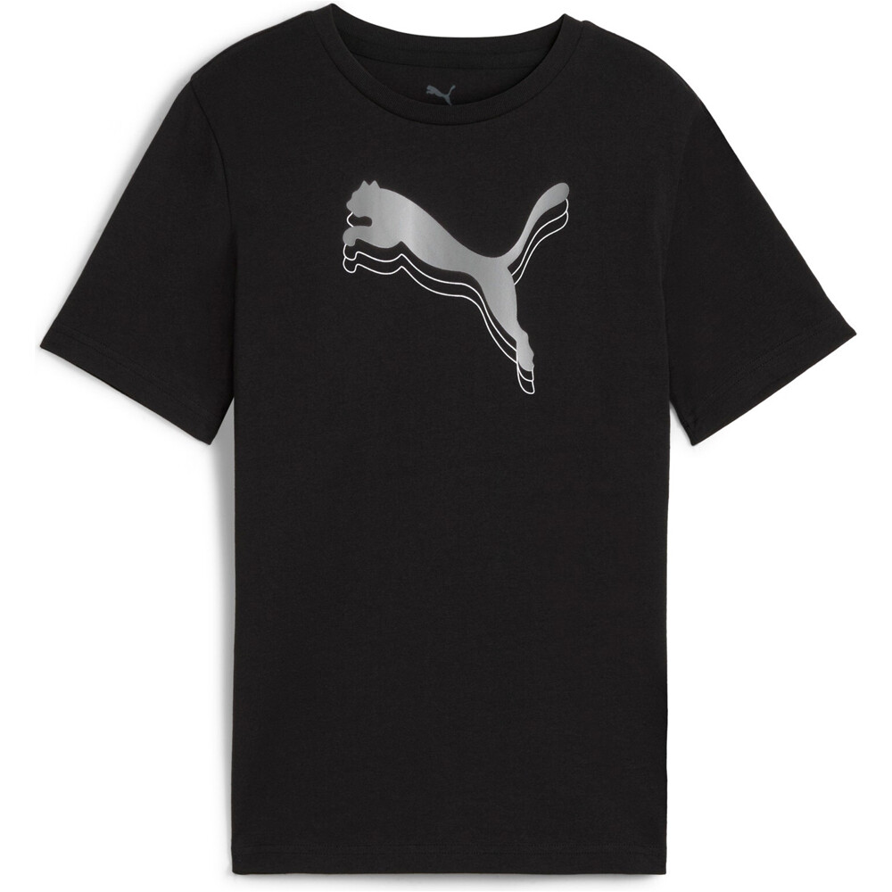Puma camiseta manga corta niña ESS METALLIC Tee G vista detalle