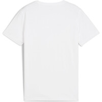 Puma camiseta manga corta niña ESS METALLIC Tee G vista trasera
