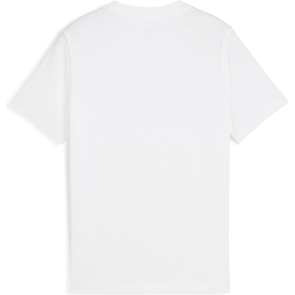 Puma camiseta manga corta niña ESS SCRIPT Tee G vista trasera