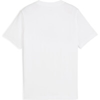 Puma camiseta manga corta niña ESS SCRIPT Tee G vista trasera