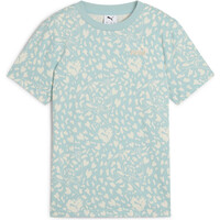 Puma camiseta manga corta niña FLAMING LOVE AOP Tee G vista detalle