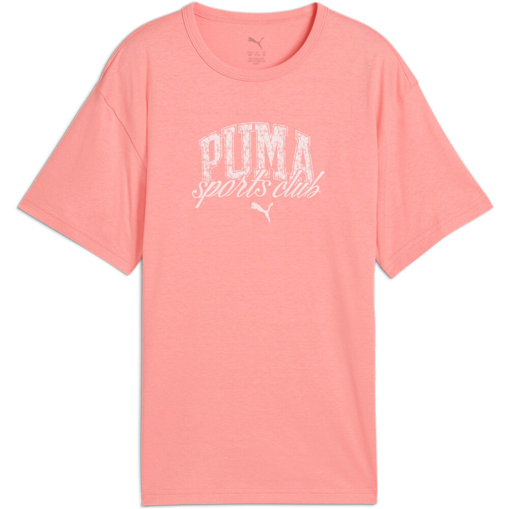 Puma camiseta manga corta niña PUMA CLASS Tee II G vista frontal