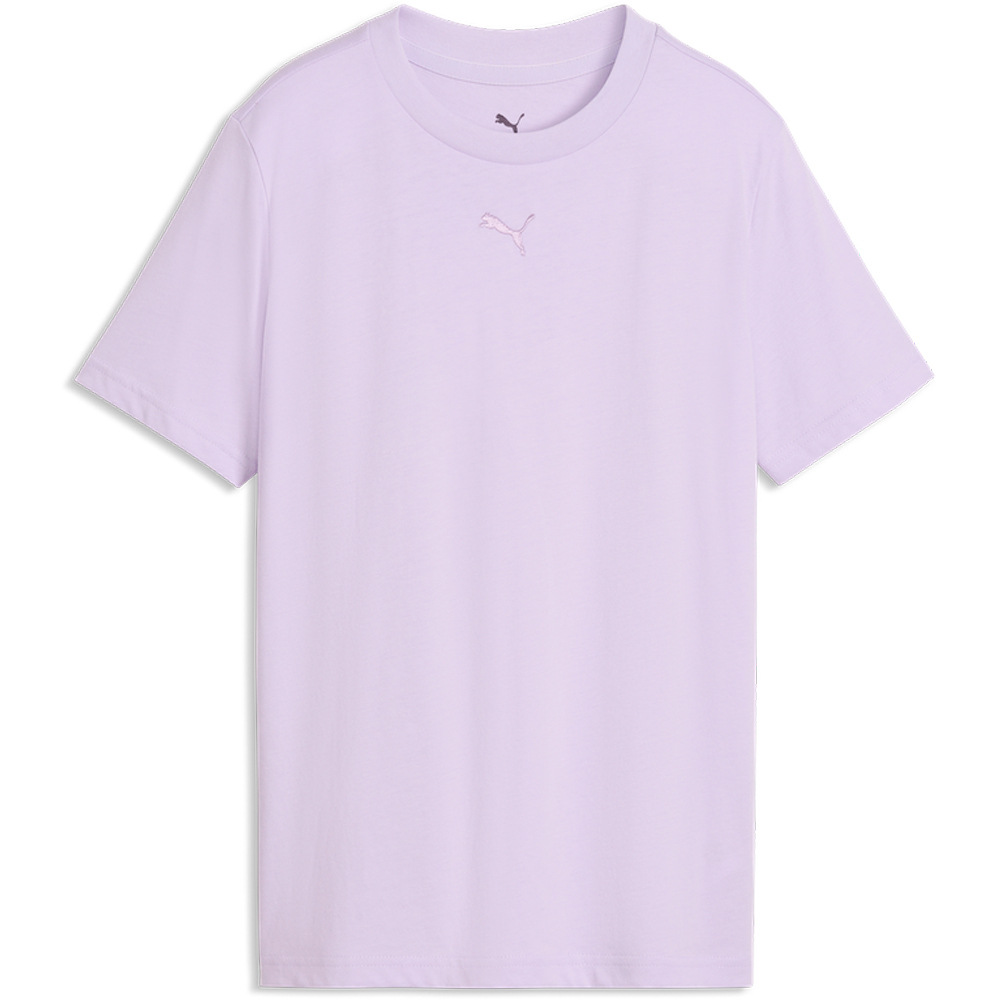 Puma camiseta manga corta niña X_ESS Centered Cat Log vista frontal