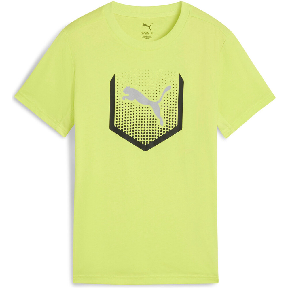 Puma camiseta manga corta niño ACTIVE SPORTS Graphic Tee II B vista detalle