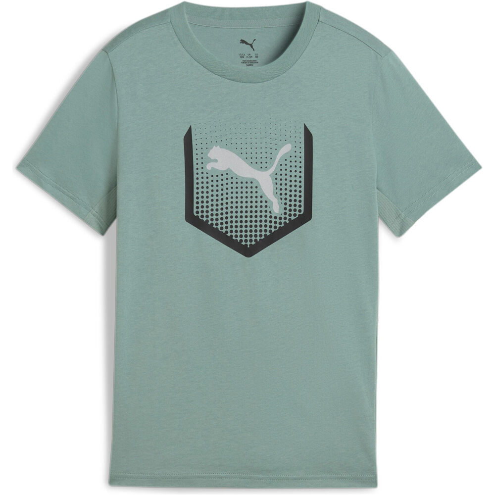 Puma camiseta manga corta niño ACTIVE SPORTS Graphic Tee II B vista frontal
