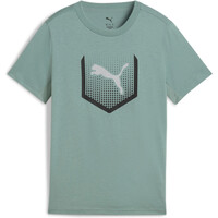 Puma camiseta manga corta niño ACTIVE SPORTS Graphic Tee II B vista frontal