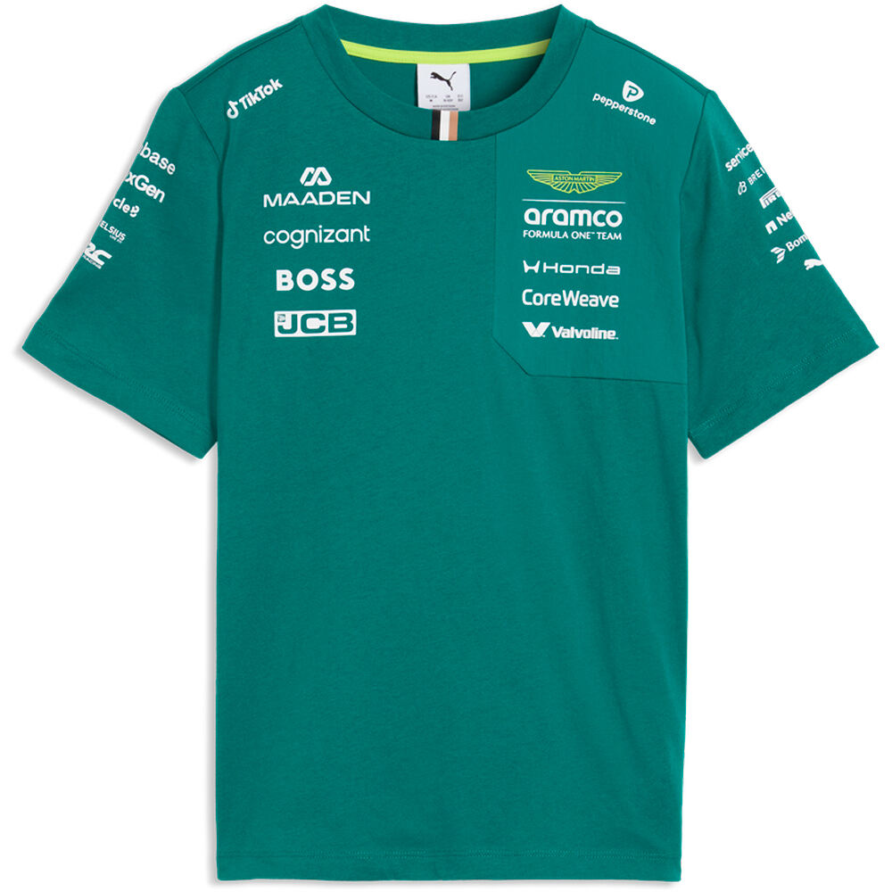 Puma camiseta manga corta niño AMF1 Replica Tee Kid vista detalle